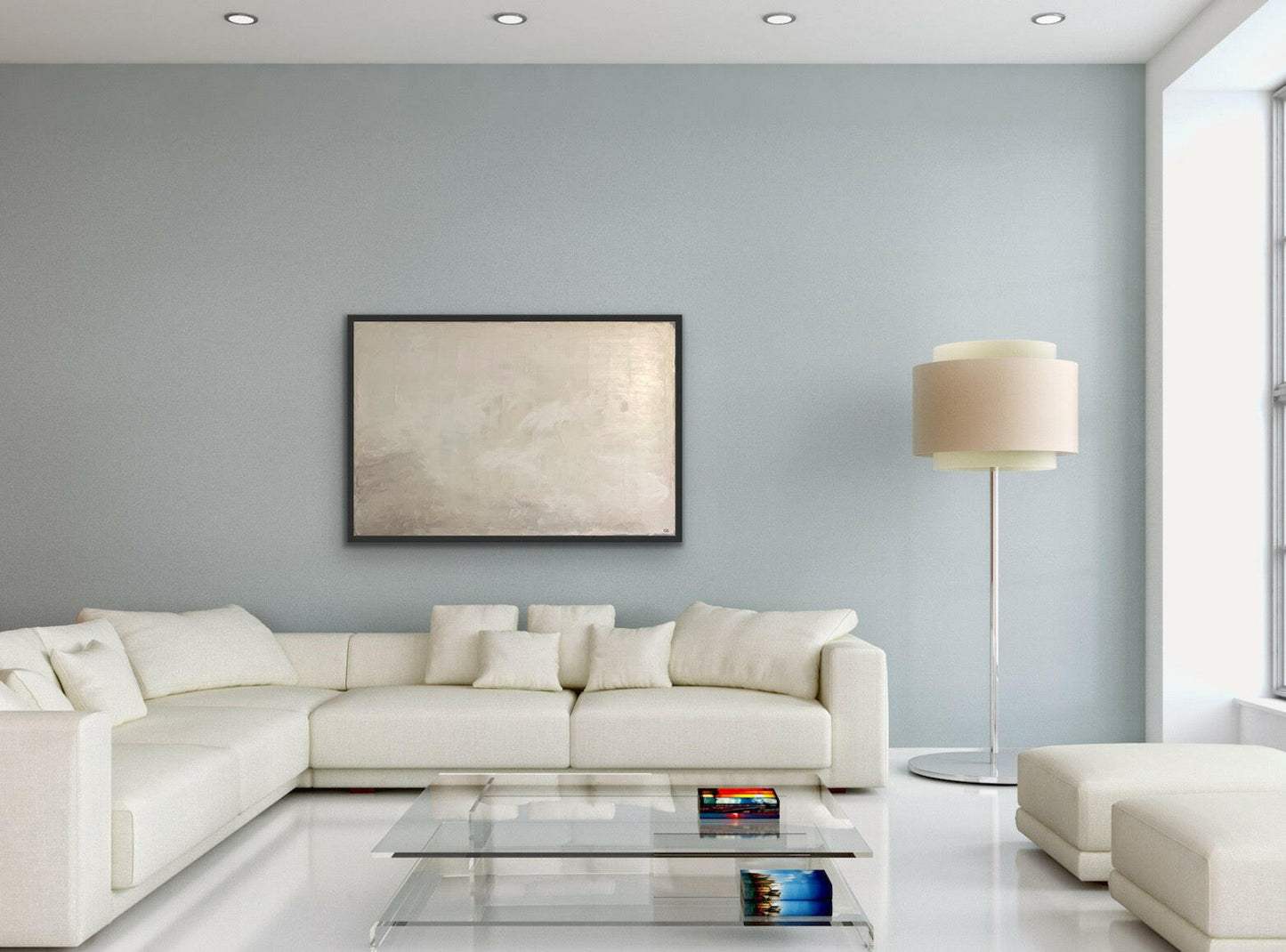 Innocence - Caroline Adrienne Art abstract art texture wall art white minimal art wall art wall decor home design home decor texture wall art fine art abstract white cream beige taupe oversized large wall art original art painting canvas painting handmade luxury high end hotel interior caroline adrienne art