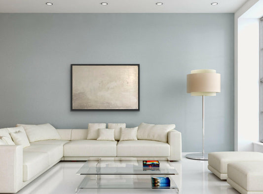 Innocence - Caroline Adrienne Art abstract art texture wall art white minimal art wall art wall decor home design home decor texture wall art fine art abstract white cream beige taupe oversized large wall art original art painting canvas painting handmade luxury high end hotel interior caroline adrienne art