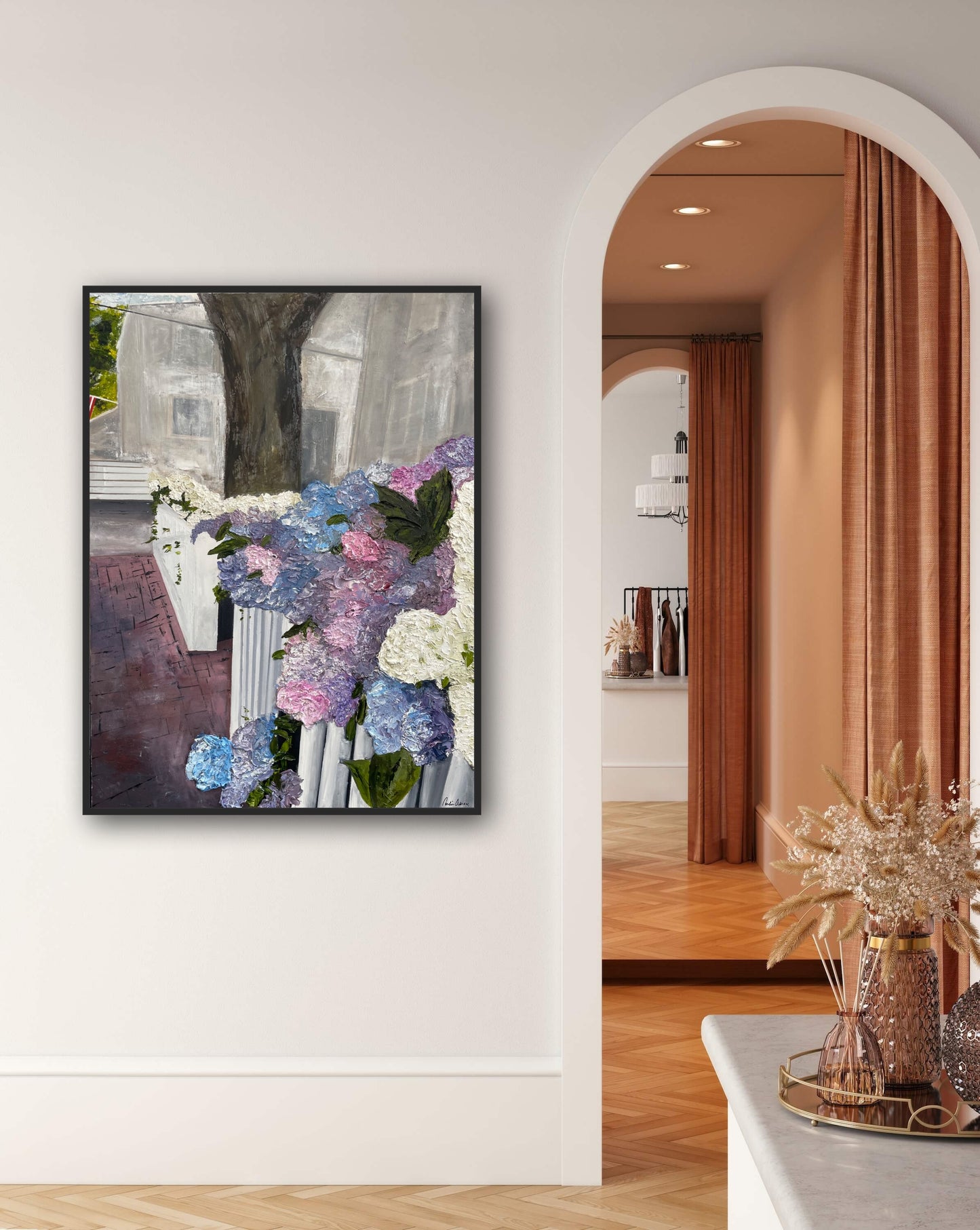 "Hydrangeas on Nantucket"