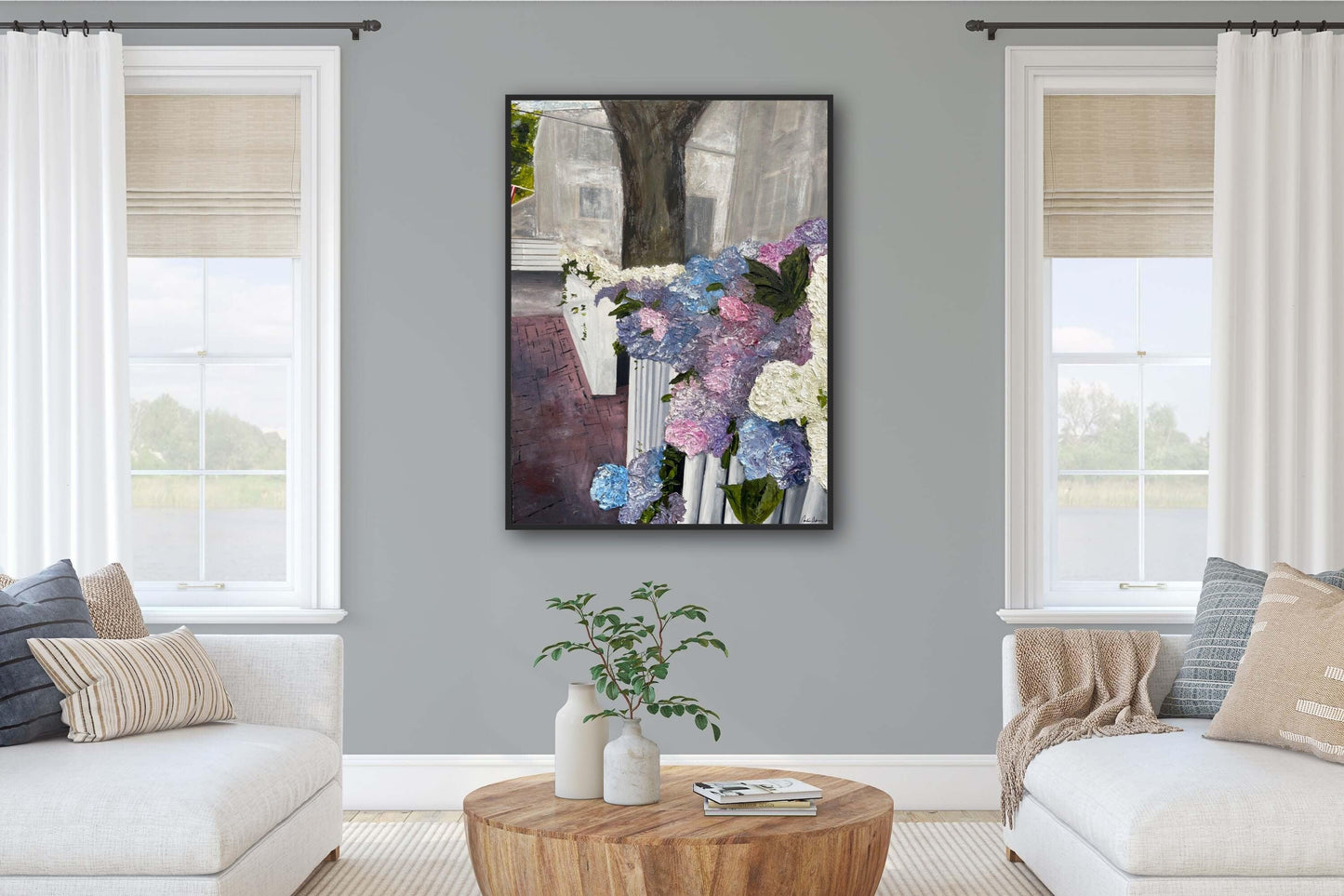 "Hydrangeas on Nantucket"