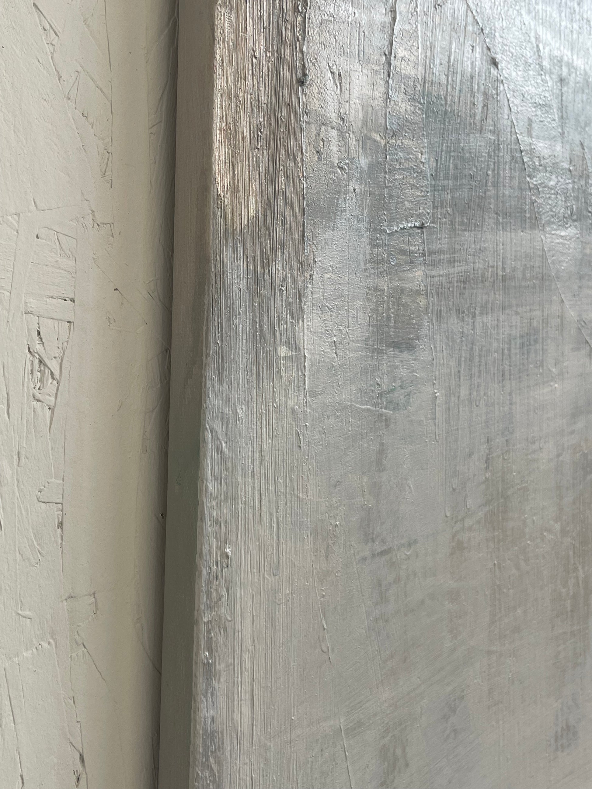 Close-up of a textured wall with a neutral color palette