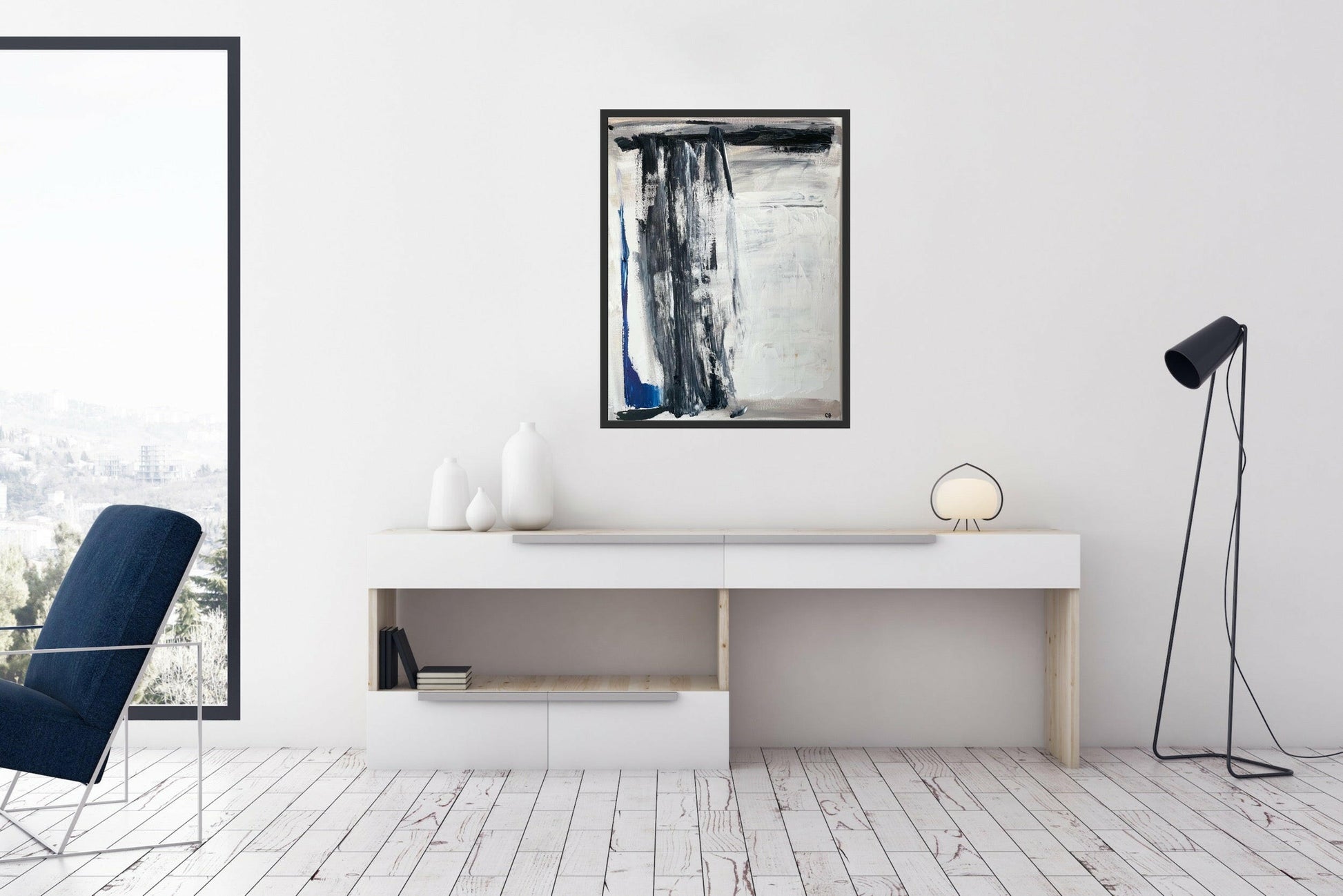 Hint of Blue - Caroline Adrienne Art