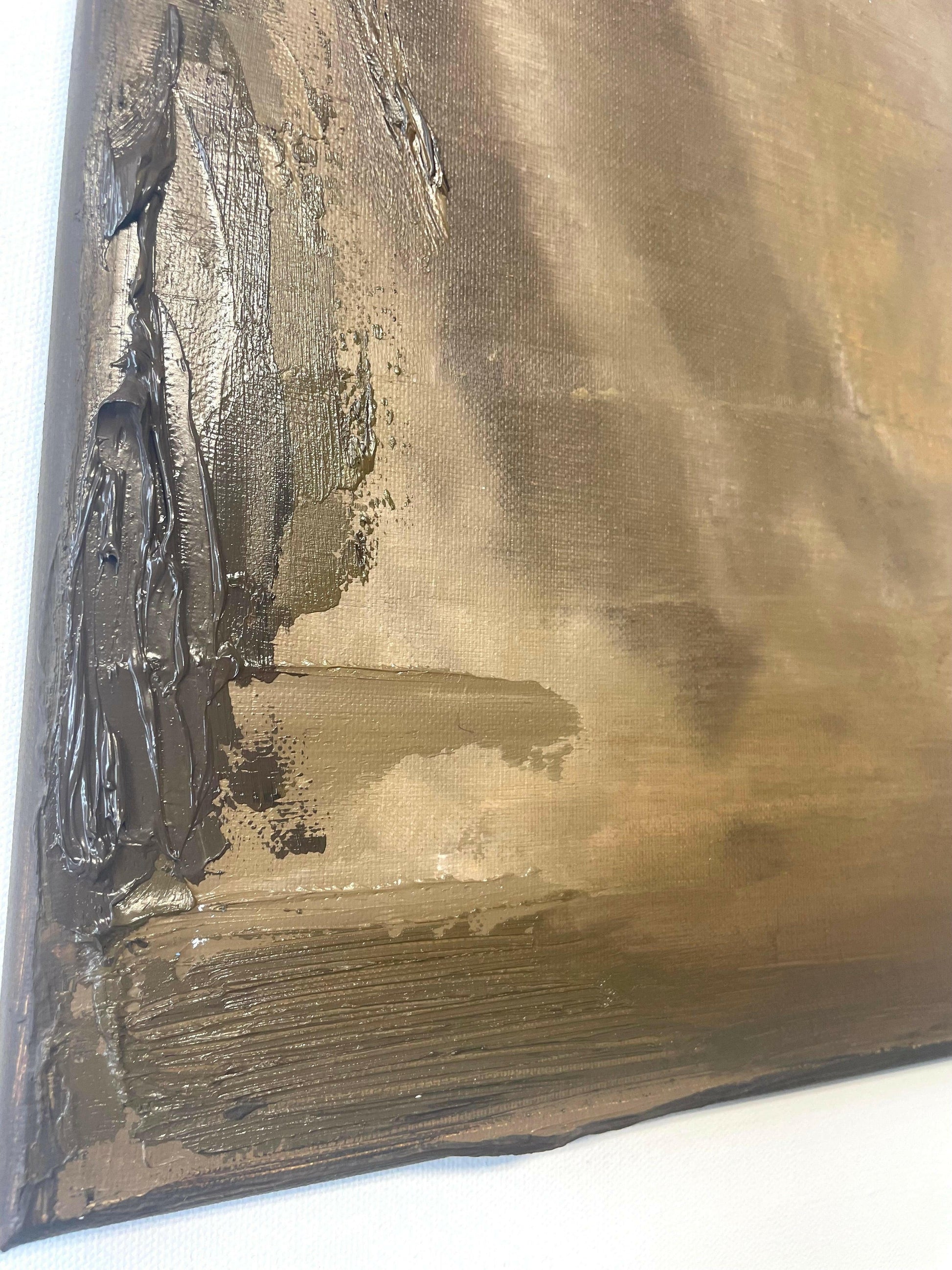 Abstract Brown Series 1 - Caroline Adrienne Art