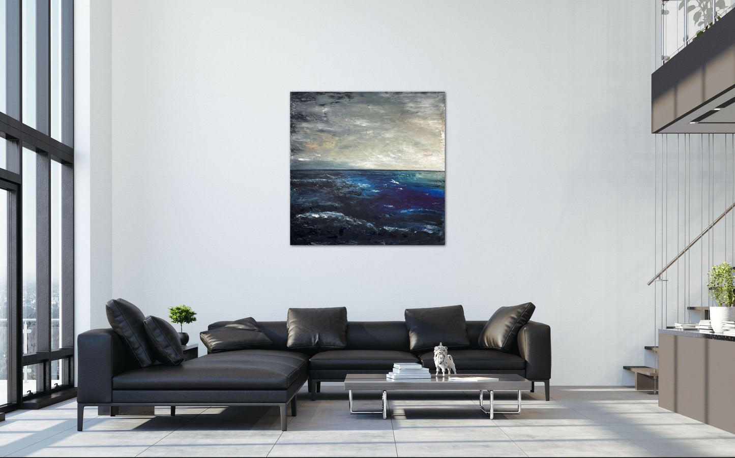 Stormy Horizon - Caroline Adrienne Art