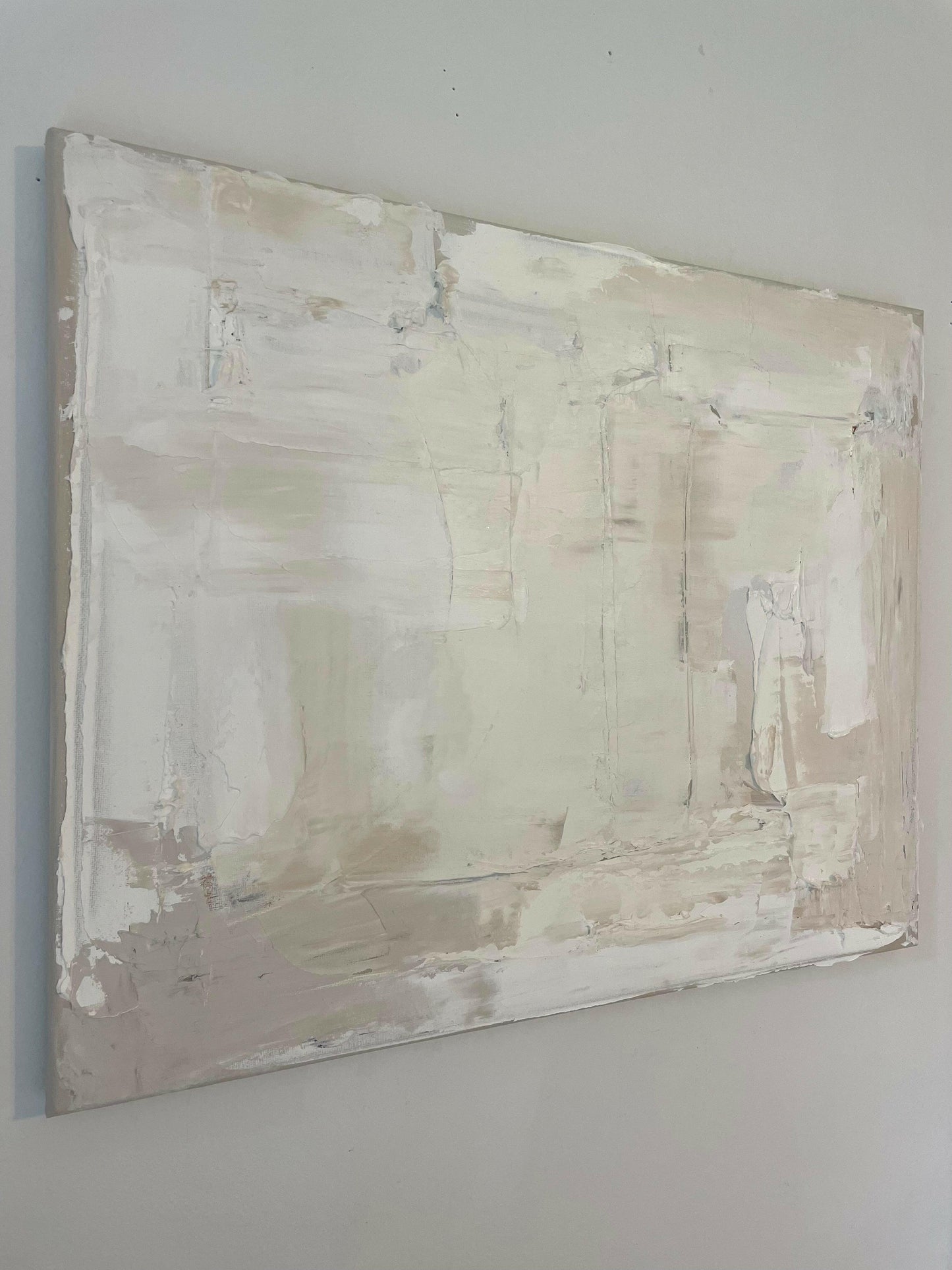 Beige Cream Minimalism - Caroline Adrienne Art