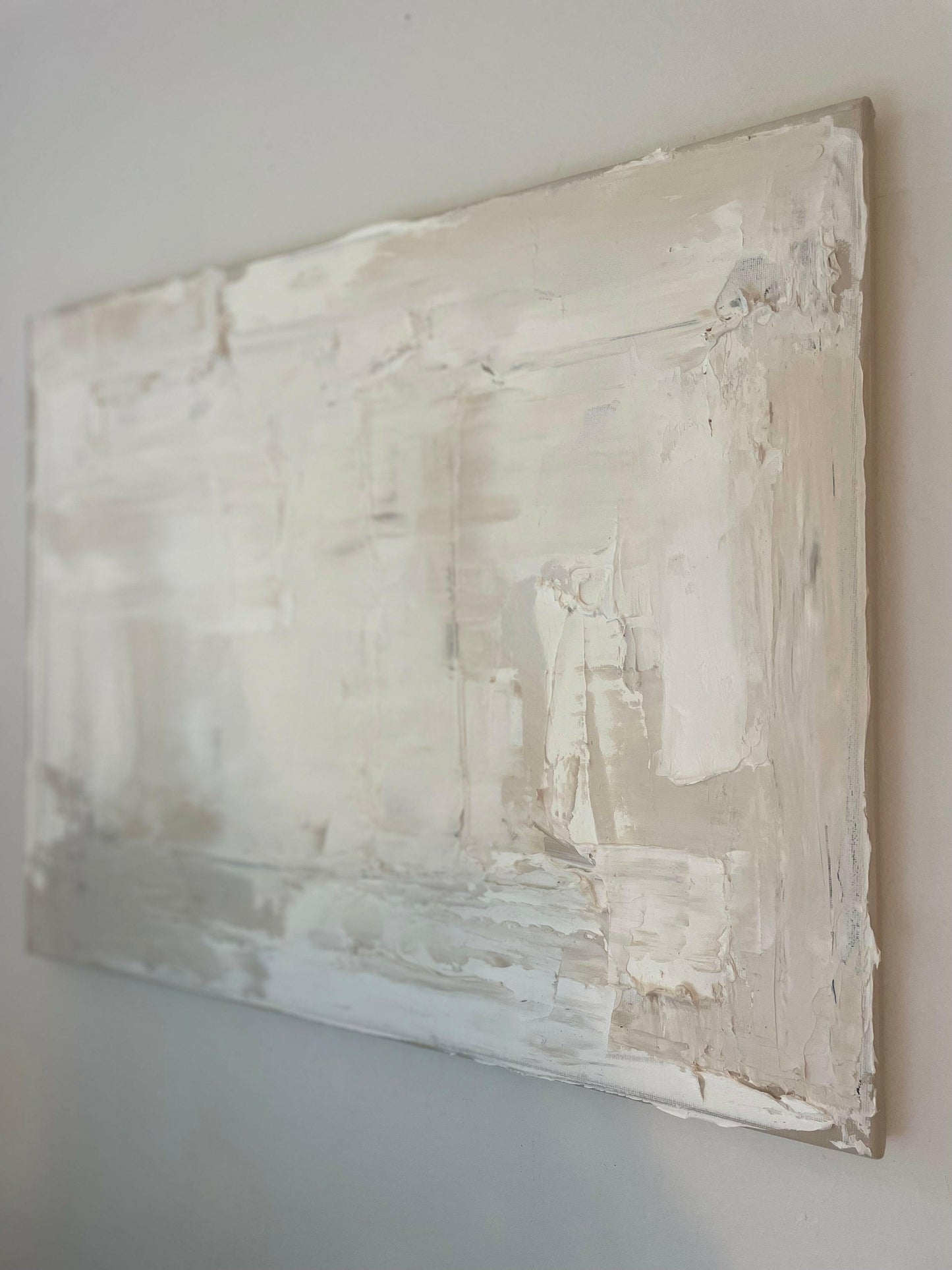 Beige Cream Minimalism - Caroline Adrienne Art