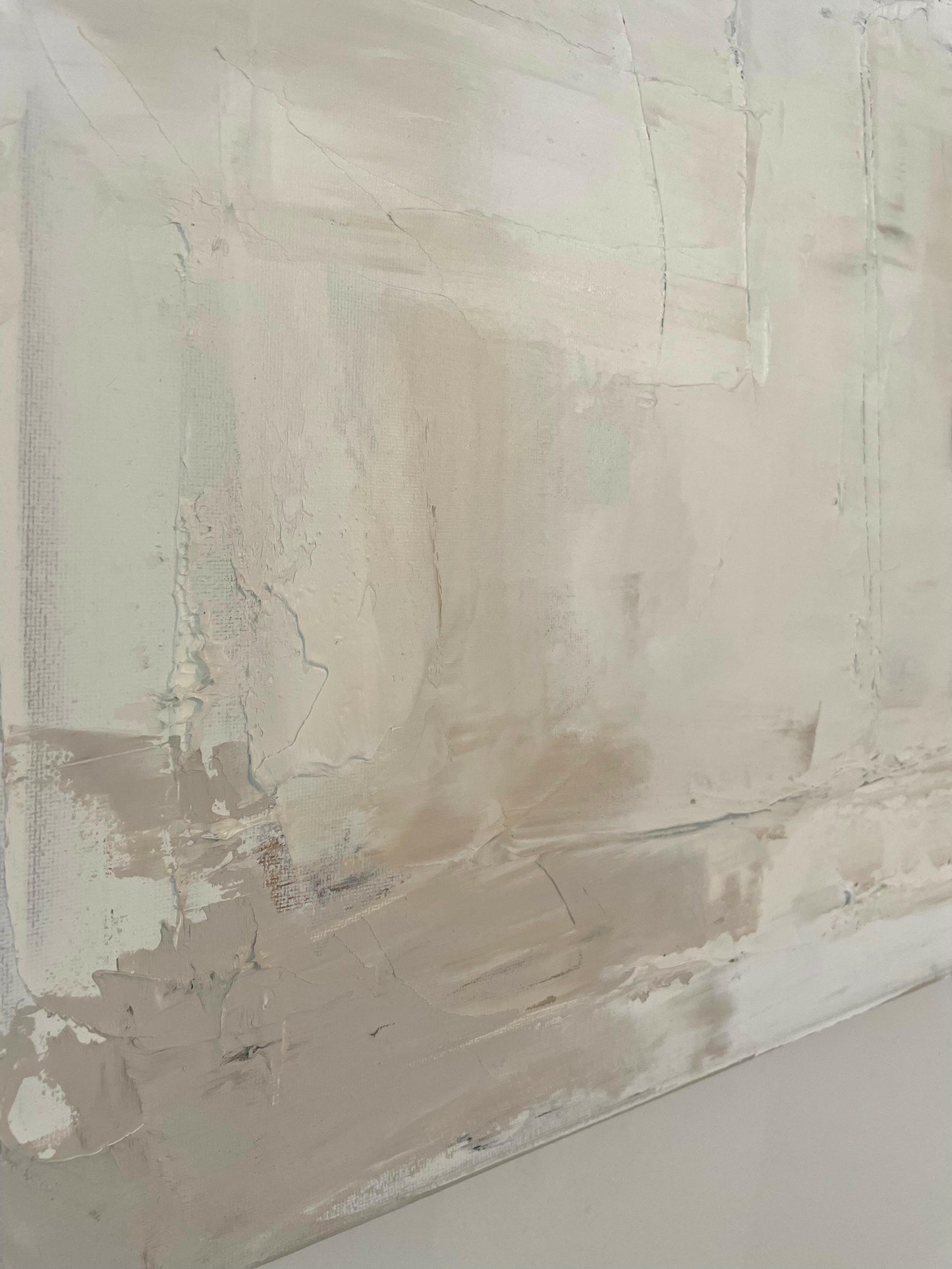 Beige Cream Minimalism - Caroline Adrienne Art