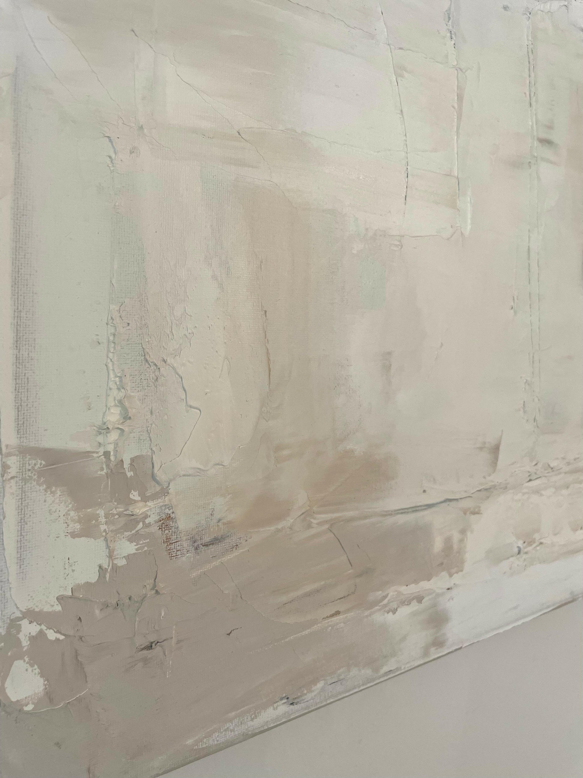 Beige Cream Minimalism - Caroline Adrienne Art