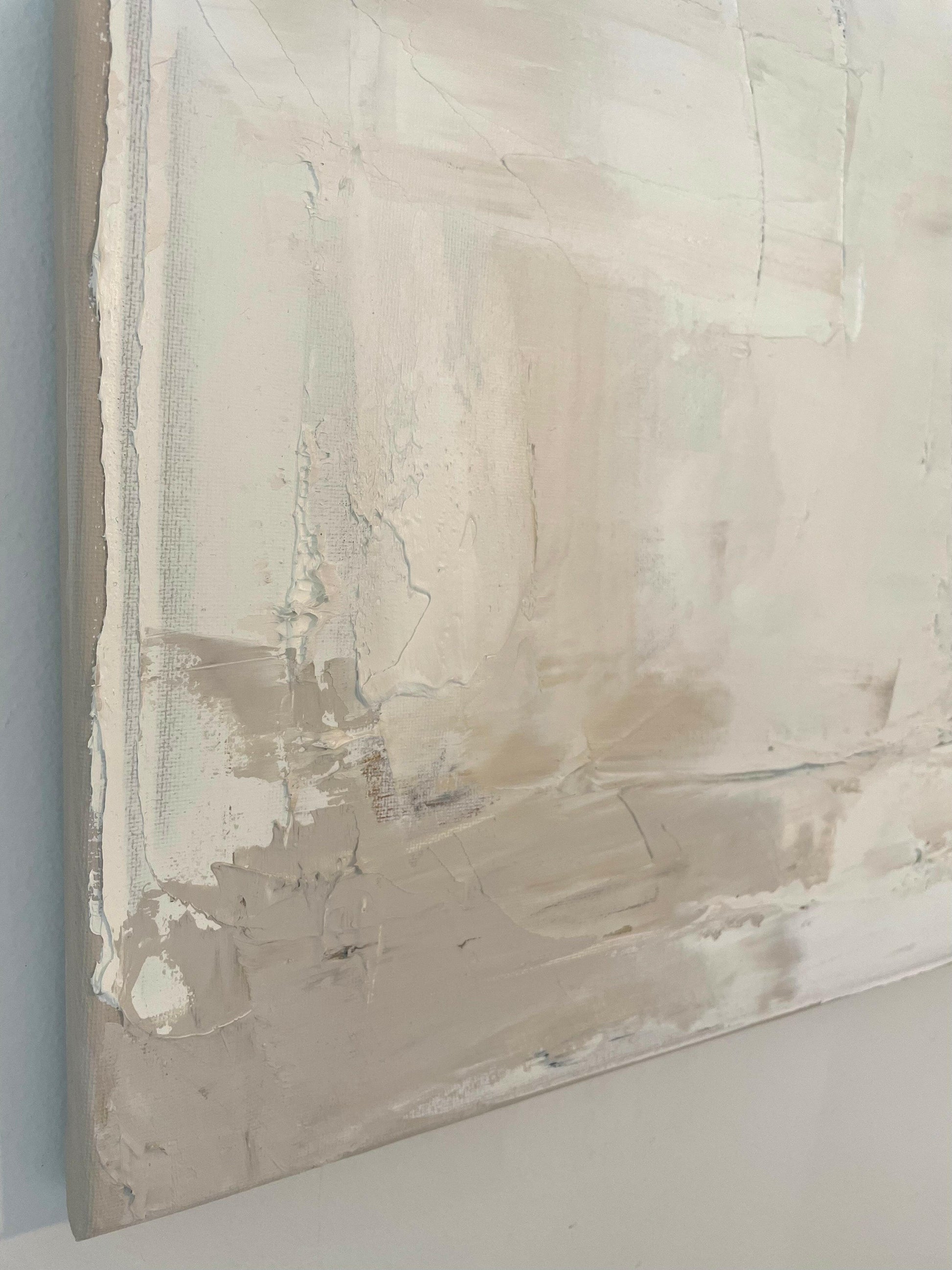 Beige Cream Minimalism - Caroline Adrienne Art