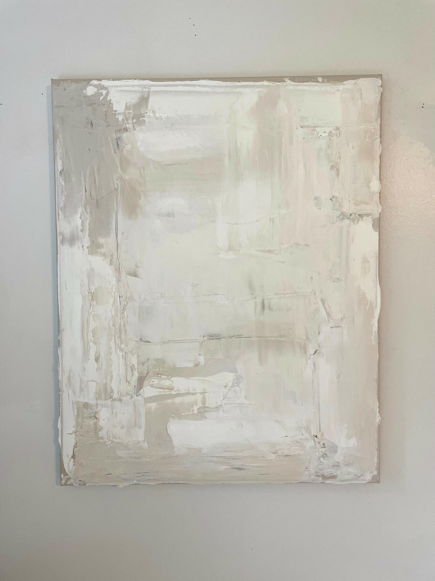 Beige Cream Minimalism - Caroline Adrienne Art