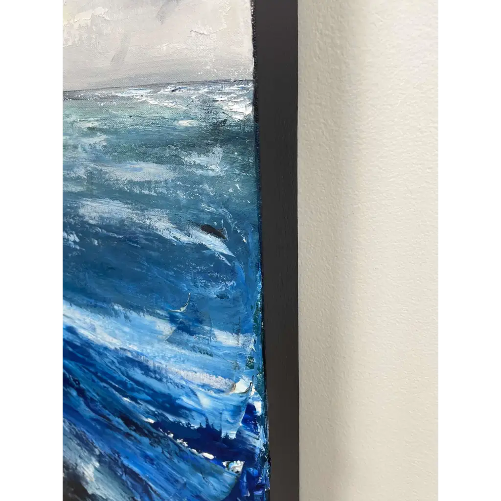 august, abstract art, close up of black sides