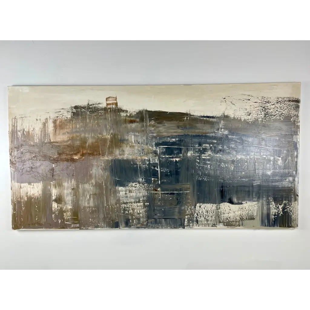 boston harbor, abstract art, close up turned 90 degrees horizontally