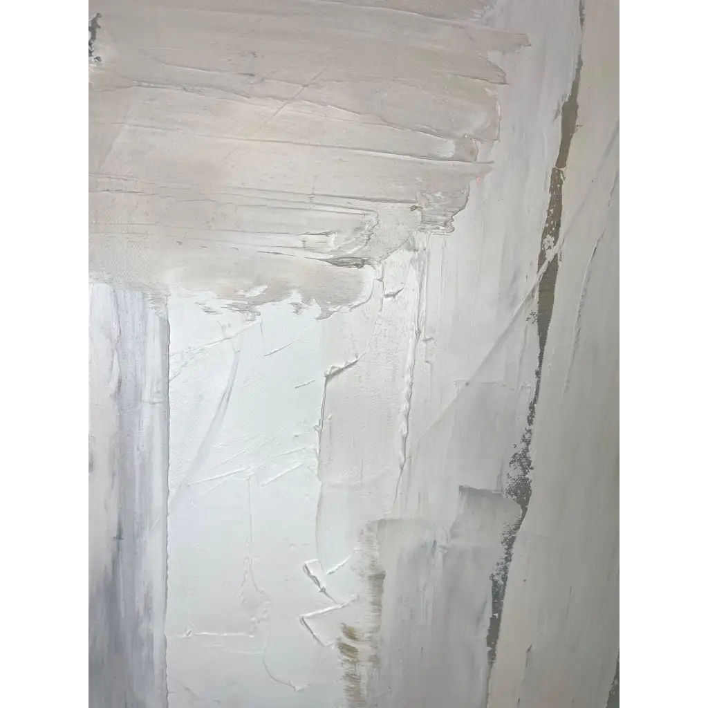 Clarity - Caroline Adrienne Art abstract art minimal art wall art wall decor home design home decor texture wall art fine art abstract white cream beige taupe oversized large wall art original art painting canvas painting handmade luxury high end hotel interior caroline adrienne art