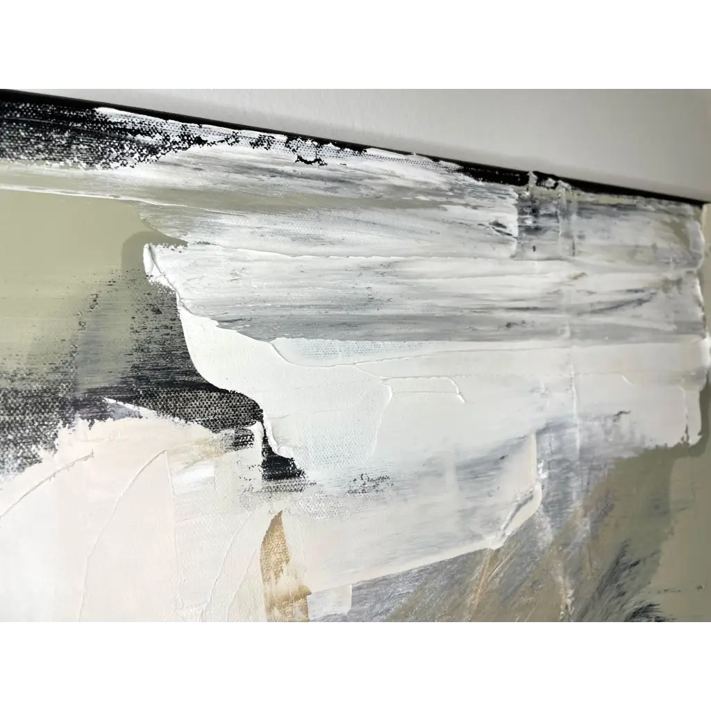 Clarity - Caroline Adrienne Art abstract art minimal art wall art wall decor home design home decor texture wall art fine art abstract white cream beige taupe oversized large wall art original art painting canvas painting handmade luxury high end hotel interior caroline adrienne art