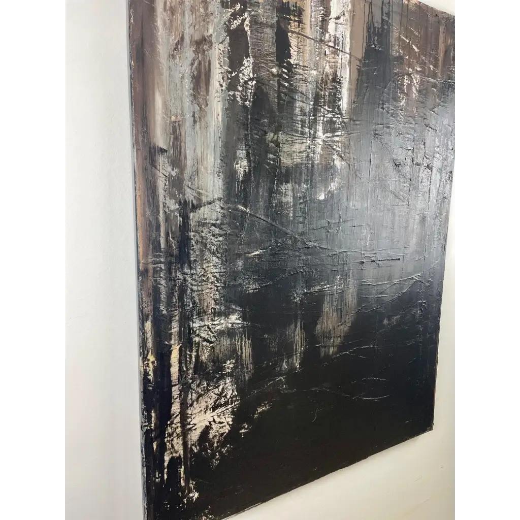 Industrial - Caroline Adrienne Art abstract art texture wall art white minimal art wall art wall decor home design home decor texture wall art fine art abstract white cream beige taupe oversized large wall art original art painting canvas painting handmade luxury high end hotel interior caroline adrienne art original oil painting on canvas