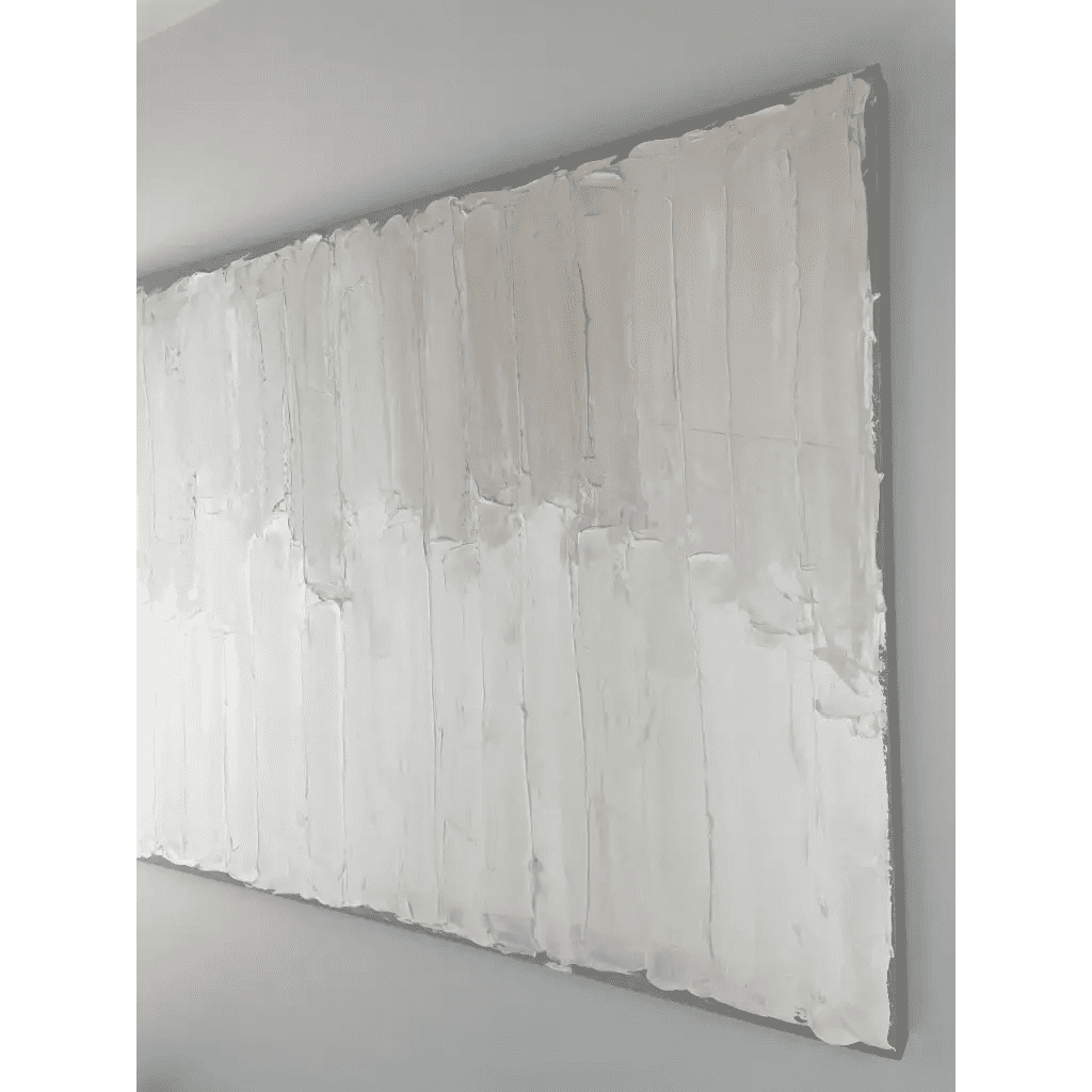 Lady Michele - Caroline Adrienne Art abstract art texture wall art white minimal art wall art wall decor home design home decor texture wall art fine art abstract white cream beige taupe oversized large wall art original art painting canvas painting handmade luxury high end hotel interior caroline adrienne art original oil painting on canvas