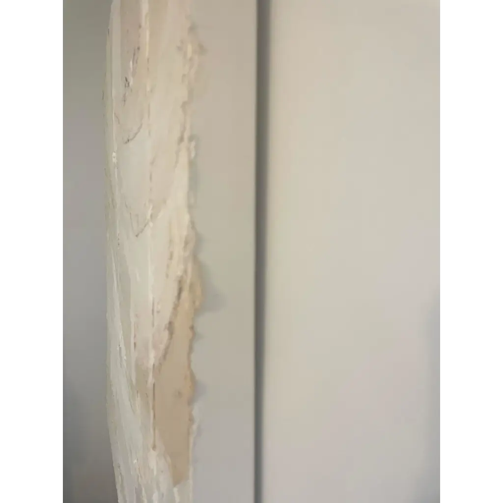 Large Iced Regular - Caroline Adrienne Art abstract art fine art texture wall art minimal abstract local art boston cape cod new england painting abstract painting caroline adrienne art abstract art texture wall art white minimal art wall art wall decor home design home decor texture wall art fine art abstract white cream beige taupe oversized large wall art original art painting canvas painting handmade luxury high end hotel interior caroline adrienne art