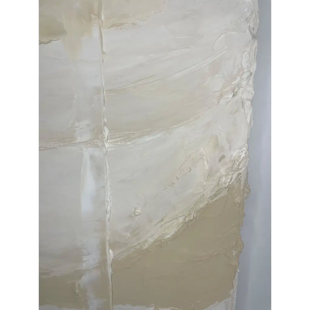 Large Iced Regular - Caroline Adrienne Art abstract art fine art texture wall art minimal abstract local art boston cape cod new england painting abstract painting caroline adrienne art abstract art texture wall art white minimal art wall art wall decor home design home decor texture wall art fine art abstract white cream beige taupe oversized large wall art original art painting canvas painting handmade luxury high end hotel interior caroline adrienne art