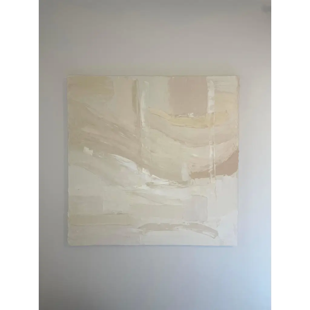 Large Iced Regular - Caroline Adrienne Art abstract art fine art texture wall art minimal abstract local art boston cape cod new england painting abstract painting caroline adrienne art abstract art texture wall art white minimal art wall art wall decor home design home decor texture wall art fine art abstract white cream beige taupe oversized large wall art original art painting canvas painting handmade luxury high end hotel interior caroline adrienne art