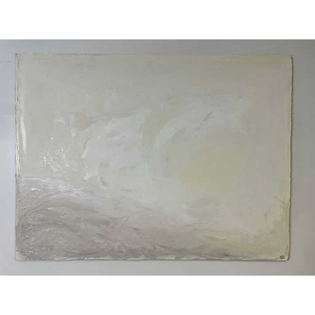 Over the Hill - Caroline Adrienne Art abstract art texture wall art white minimal art wall art wall decor home design home decor texture wall art fine art abstract white cream beige taupe oversized large wall art original art painting canvas painting handmade luxury high end hotel interior caroline adrienne art original oil painting on canvas