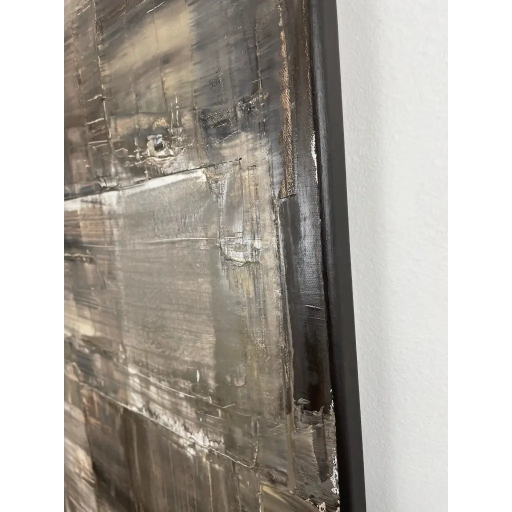 Ralph Lauren Brown - Caroline Adrienne Art abstract art texture wall art white minimal art wall art wall decor home design home decor texture wall art fine art abstract white cream beige taupe oversized large wall art original art painting canvas painting handmade luxury high end hotel interior caroline adrienne art ralph lauren brown original oil painting on canvas