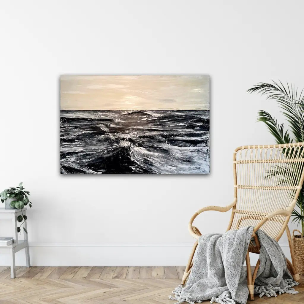 Rough Waters - Caroline Adrienne Art