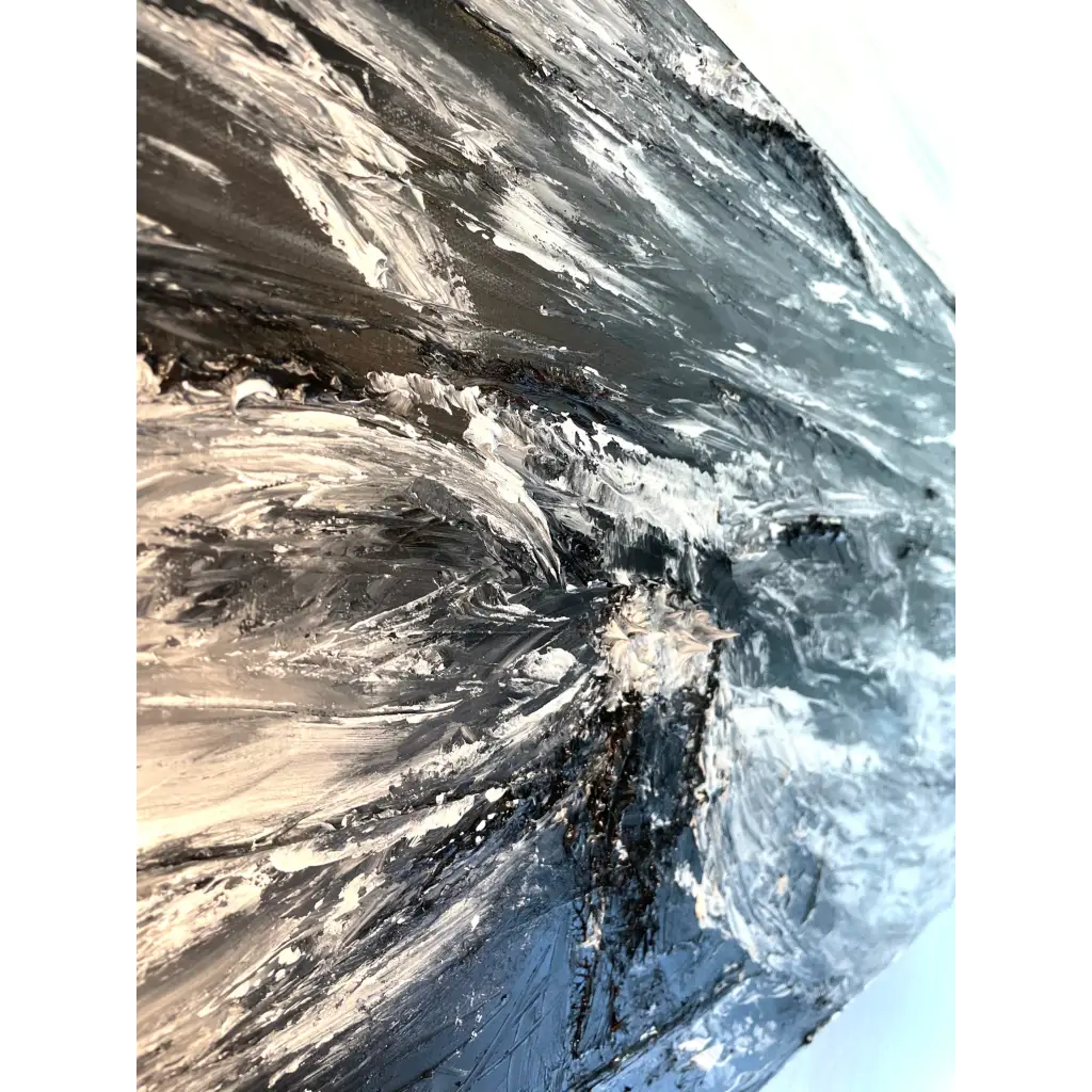 Rough Waters - Caroline Adrienne Art abstract art texture wall art white minimal art wall art wall decor home design home decor texture wall art fine art abstract white cream beige taupe oversized large wall art original art painting canvas painting handmade luxury high end hotel interior caroline adrienne art original oil painting on canvas