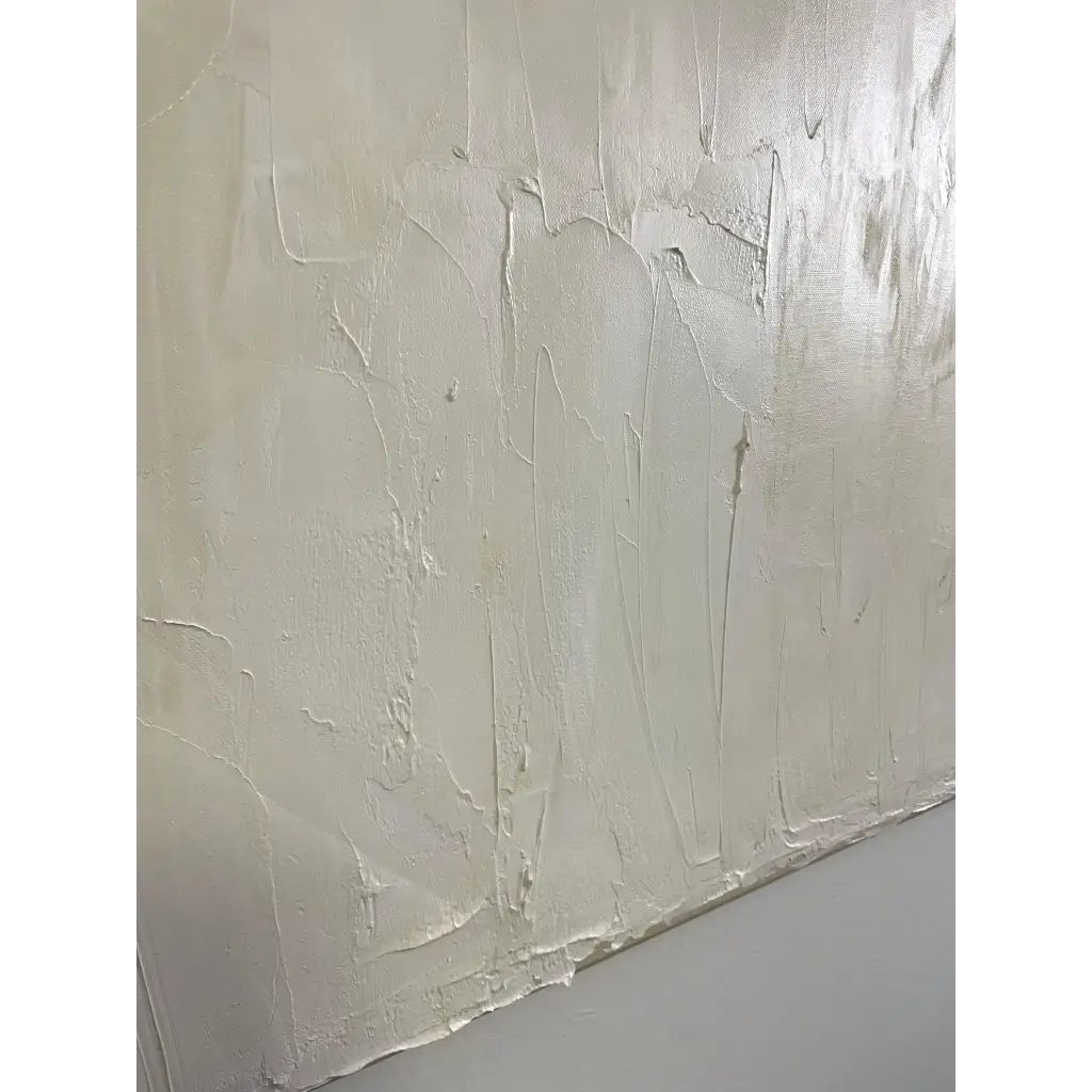 Self-Assured - Caroline Adrienne Art abstract art texture wall art white minimal art wall art wall decor home design home decor texture wall art fine art abstract white cream beige taupe oversized large wall art original art painting canvas painting handmade luxury high end hotel interior caroline adrienne art original oil painting on canvas