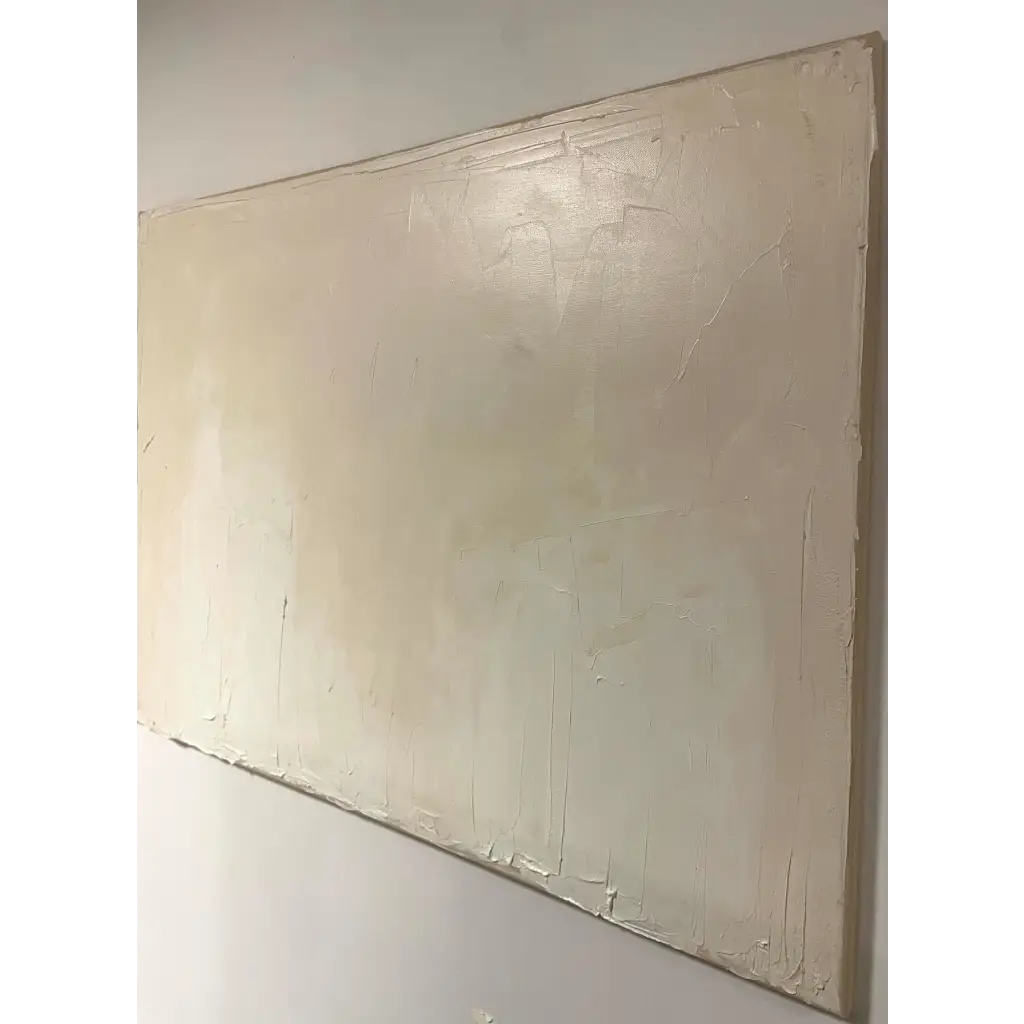 Self-Assured - Caroline Adrienne Art abstract art texture wall art white minimal art wall art wall decor home design home decor texture wall art fine art abstract white cream beige taupe oversized large wall art original art painting canvas painting handmade luxury high end hotel interior caroline adrienne art original oil painting on canvas