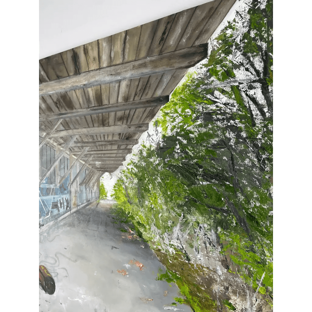 The Old Train Station - Caroline Adrienne Art