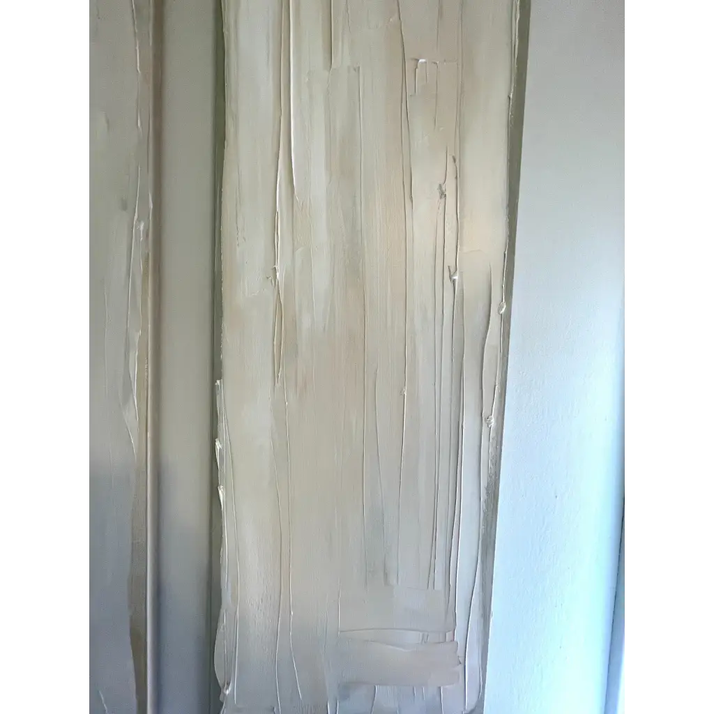 Textured contemporary painting ‘Three’s Company,’ evoking unity through form and color – Caroline Adrienne Art