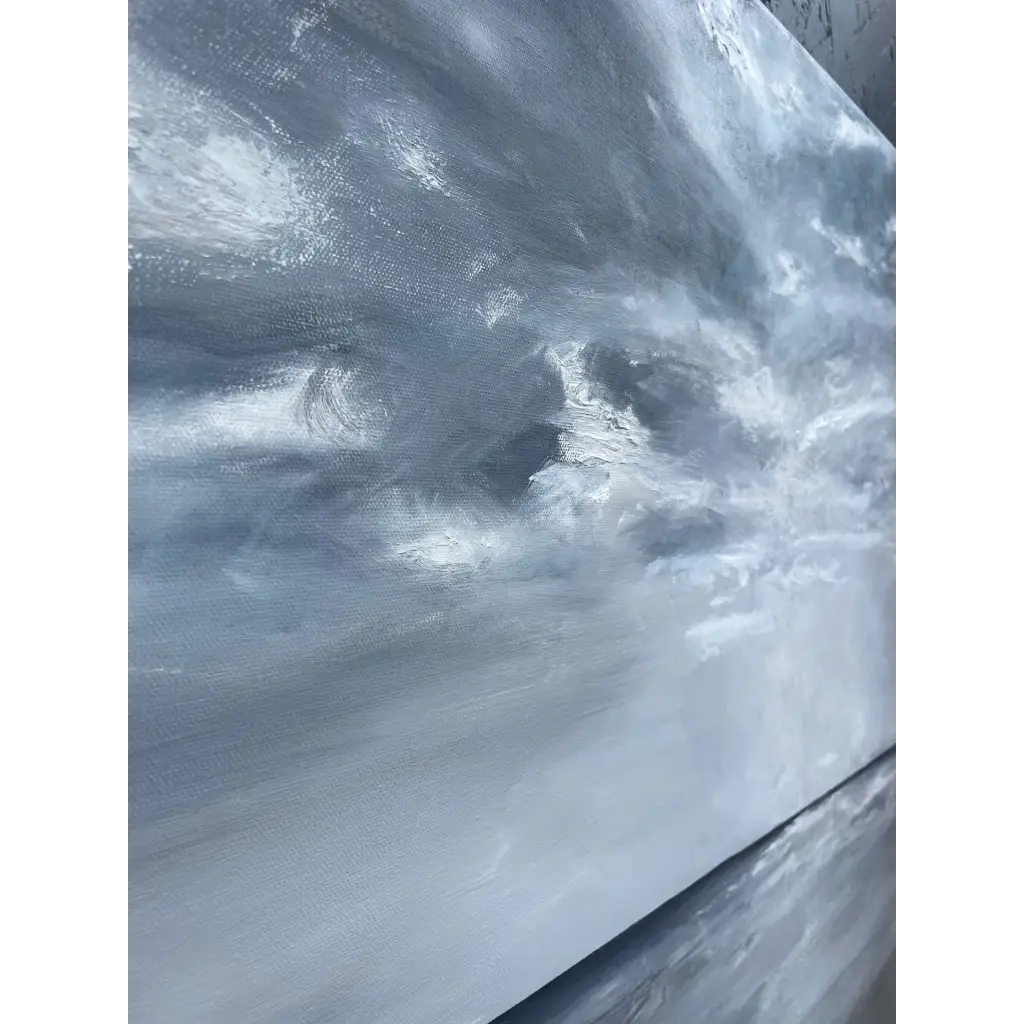 Tilted Horizon - Caroline Adrienne Art abstract art texture wall art white minimal art wall art wall decor home design home decor texture wall art fine art abstract white cream beige taupe oversized large wall art original art painting canvas painting handmade luxury high end hotel interior caroline adrienne art original oil painting canvas architecture design seascape