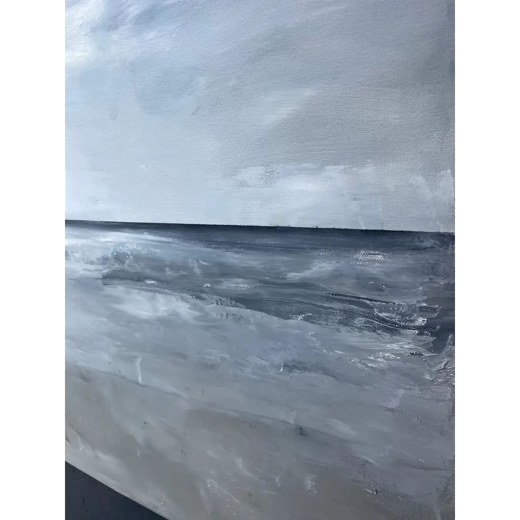 Tilted Horizon - Caroline Adrienne Art abstract art texture wall art white minimal art wall art wall decor home design home decor texture wall art fine art abstract white cream beige taupe oversized large wall art original art painting canvas painting handmade luxury high end hotel interior caroline adrienne art original oil painting canvas architecture design seascape