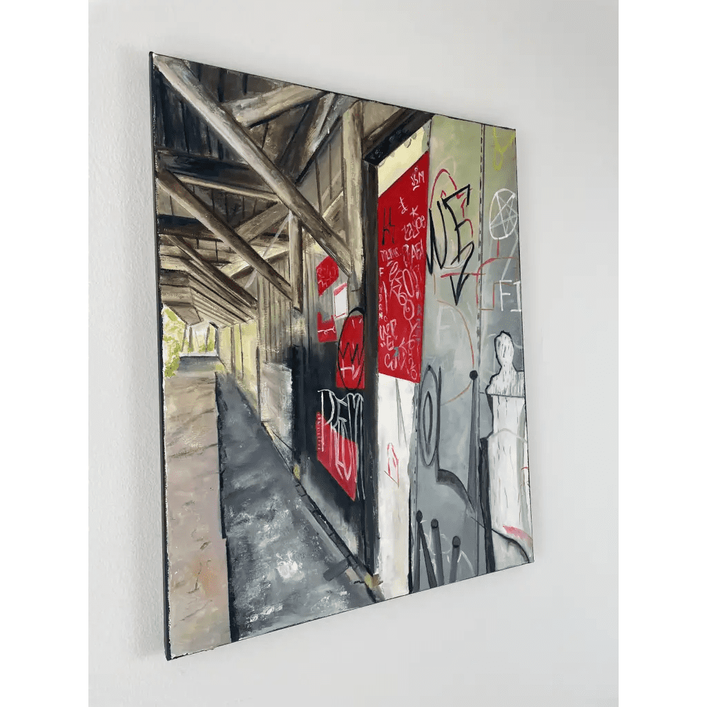 Tunnel Vision - Caroline Adrienne Art abstract art texture wall art white minimal art wall art wall decor home design home decor texture wall art fine art abstract white cream beige taupe oversized large wall art original art painting canvas painting handmade luxury high end hotel interior caroline adrienne art original oil painting canvas architecture design