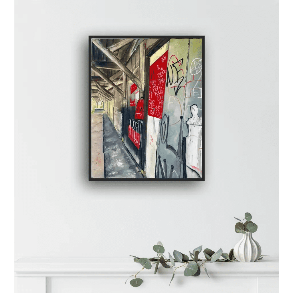 Tunnel Vision - Caroline Adrienne Art abstract art texture wall art white minimal art wall art wall decor home design home decor texture wall art fine art abstract white cream beige taupe oversized large wall art original art painting canvas painting handmade luxury high end hotel interior caroline adrienne art original oil painting canvas architecture design