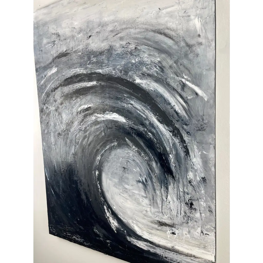 White Horse - Caroline Adrienne Art abstract art texture wall art white minimal art wall art wall decor home design home decor texture wall art fine art abstract white cream beige taupe oversized large wall art original art painting canvas painting handmade luxury high end hotel interior caroline adrienne art original seascape oil painting on canvas