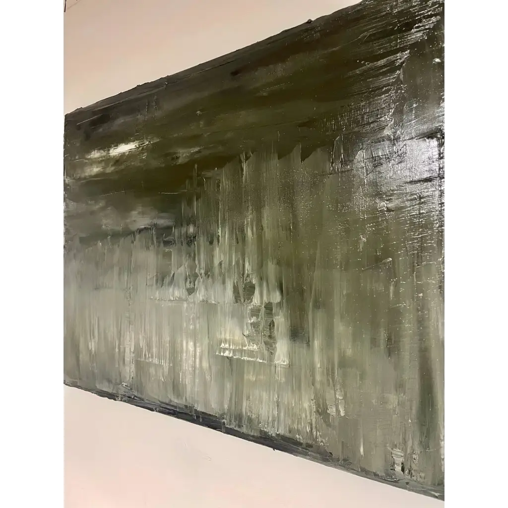 Winter Blues - Caroline Adrienne Art abstract art texture wall art white minimal art wall art wall decor home design home decor texture wall art fine art abstract white cream beige taupe oversized large wall art original art painting canvas painting handmade luxury high end hotel interior caroline adrienne art dark black and white original oil painting on canvas