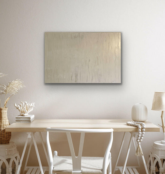 abstract art texture wall art white minimal art wall art wall decor home design home decor texture wall art fine art abstract white cream beige taupe oversized large wall art original art painting canvas painting handmade luxury high end hotel interior caroline adrienne art original oil painting on canvas