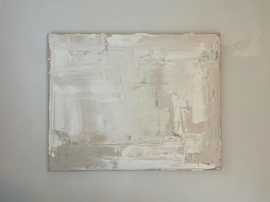 Beige Cream Minimalism - Caroline Adrienne Art