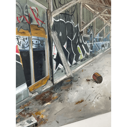 The Old Train Station - Caroline Adrienne Art