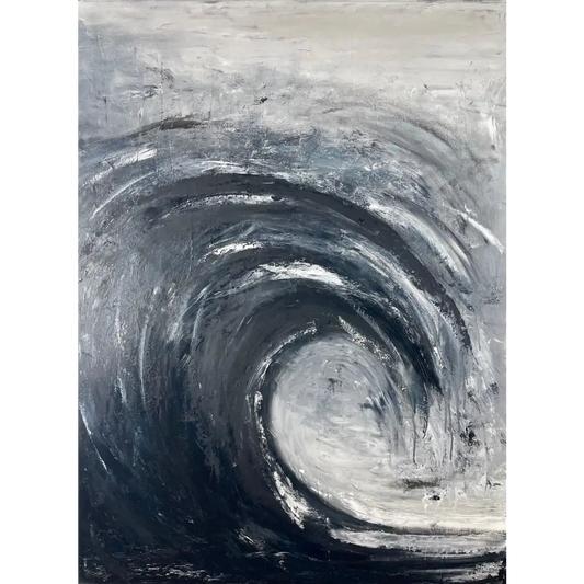 White Horse - Caroline Adrienne Art abstract art texture wall art white minimal art wall art wall decor home design home decor texture wall art fine art abstract white cream beige taupe oversized large wall art original art painting canvas painting handmade luxury high end hotel interior caroline adrienne art original seascape oil painting on canvas