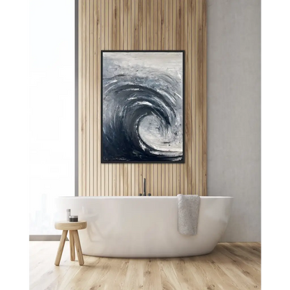 White Horse - Caroline Adrienne Art abstract art texture wall art white minimal art wall art wall decor home design home decor texture wall art fine art abstract white cream beige taupe oversized large wall art original art painting canvas painting handmade luxury high end hotel interior caroline adrienne art original seascape oil painting on canvas